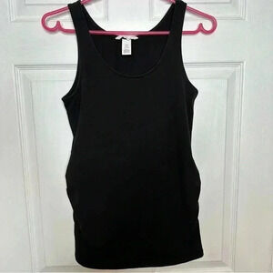 H&M Mama Maternity Cotton Tank Top Black Size  Medium